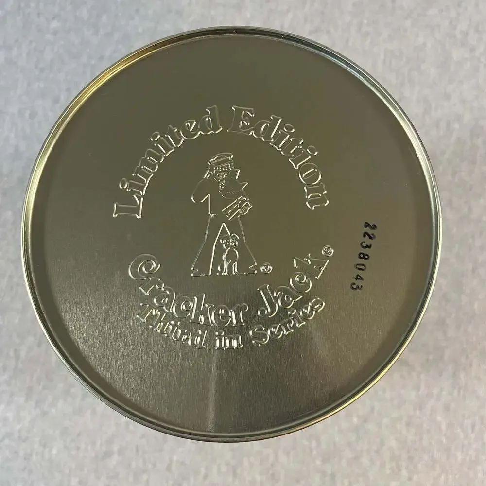 Vintage 1992 Cracker Jack Limited Edition Third in Series Collectible Metal Tin